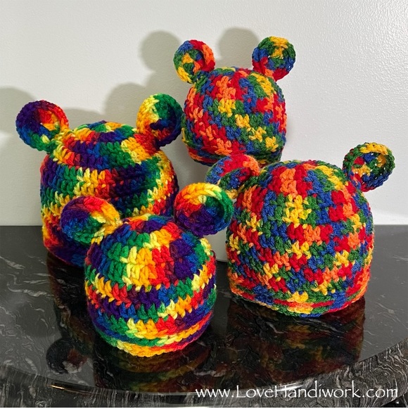 NEW Rainbow Baby Bear Beanies:
• Rainbow - Mexicana - Picture 7 of 7